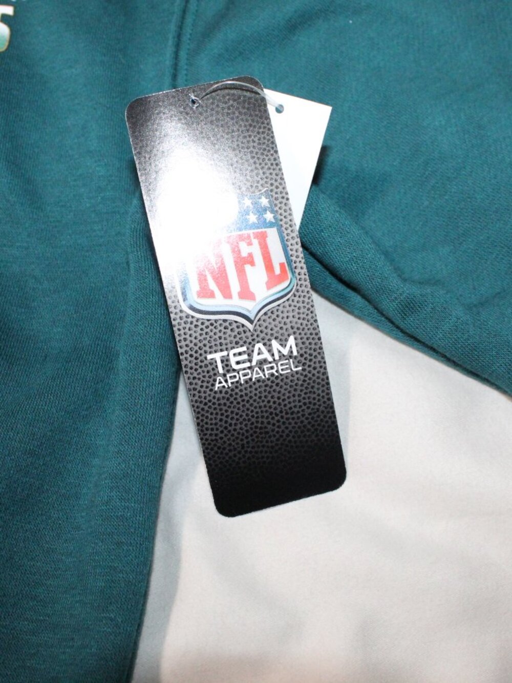 NWT NFL Team Boys Philadelphia Eagles Pullover Hoodie Teal Green Size XS (5) - Picture 5 of 7